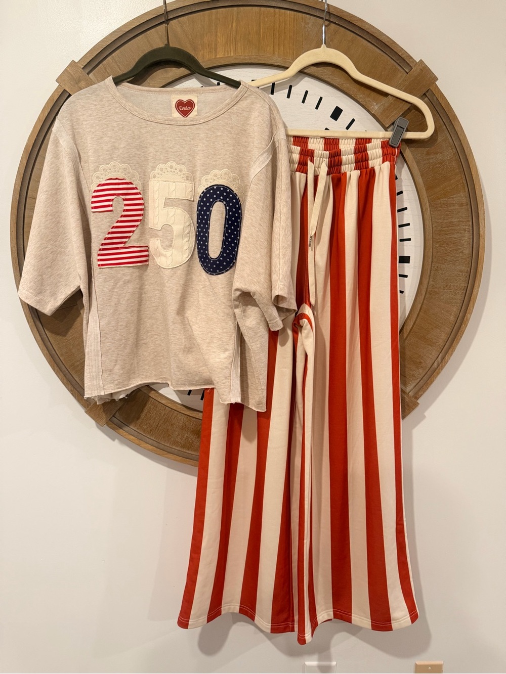 Boutique Top & Pant Set Size Small - NWOT Perfect for Labor Day!